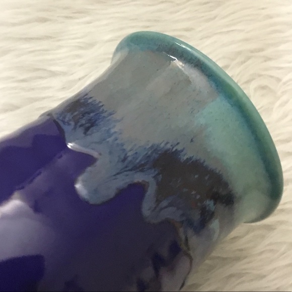 Boho blue coffee tea cup - Picture 10 of 13